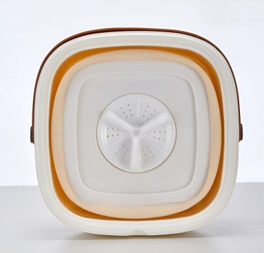 MINI LAVADORA PORTATIL FACIL PLEGABLE 3 MODOS RAPIDA JER - 4