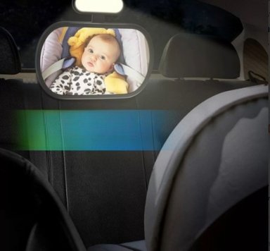 ESPEJO RETROVISOR 360° VISION TRASERA AJUSTABLE NIÑOS LAU - 10