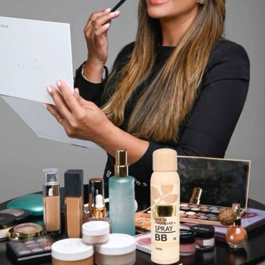 BASE DE MAQUILLAJE BB EN SPRAY LIGERA 180ML COSMETICO LAU - 8