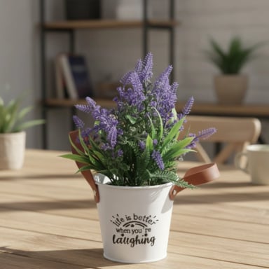 SET 2 PLANTA ARTIFICIAL DECORATIVA LAVANDA ENCANTO JHN - 8