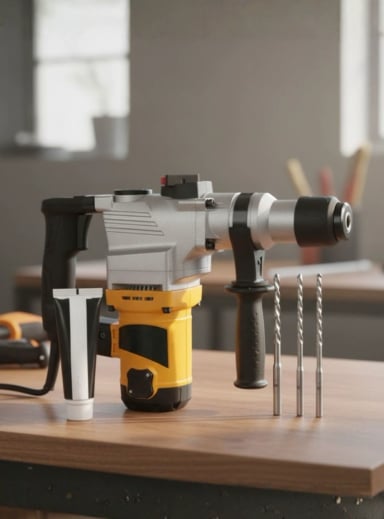 MARTILLO DEMOLEDOR ROTATIVO PROFESIONAL OBRA HOGAR JHN - 8