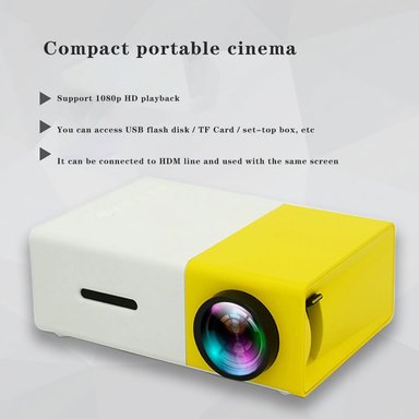 PROYECTOR QVGA (320 X 240) CASA MINI PORTATIL VIDEO REPRODUCTOR MEDIOS RONDON - 8