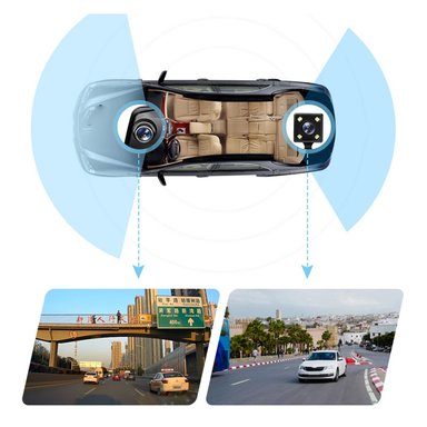 ESPEJO RETROVISOR CAMARA DVR COCHE 1080P GRABADORA RONDON - 7