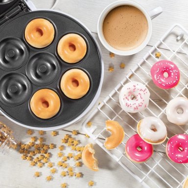 MINI ELECTRODOMESTICO MOLDEAR DONAS USANDO MEZCLA RONDON - 5