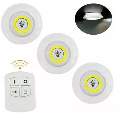 JUEGO AMPOLLETAS 115PLUS LUCES INALÁMBRICAS LED NOCHE CONTROL RONDON - 5