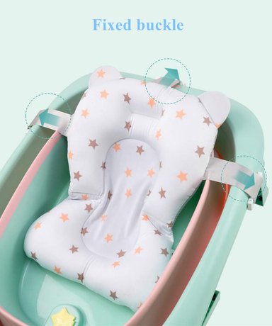 ALMOHADILLA MODERN BABY BAÑERA BEBÉ INFANTIL CÓMODO FLOTANTE RONDON ALGODÓN MULTICOLOR - 8