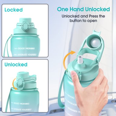 TERMO BOTELLA AGUA MOTIVACIONAL COOLERS HIDRATACIÓN RONDON - 4