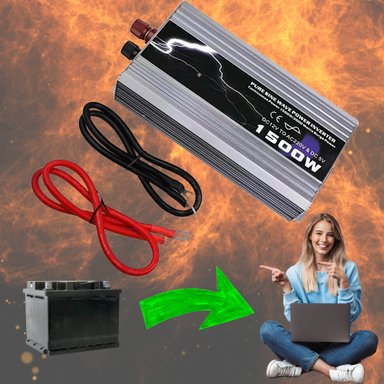 INICIADOR BATERIA VEHICULO FERMAX INVERSOR POTENCIA CARRO RONDON - 3