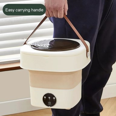 LAVADORA PORTÁTIL MINI PLEGABLE 3 MODOS LIMPIEZA RONDON - 4