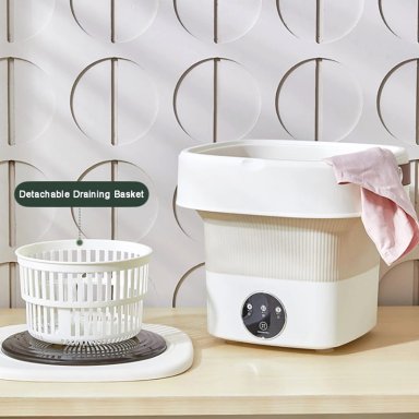LAVADORA PORTÁTIL MINI PLEGABLE 3 MODOS LIMPIEZA RONDON - 6