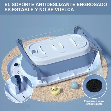TINA BAÑO BAÑERA PLEGABLE BEBÉ SENSOR TEMPERATURA RONDON - 1