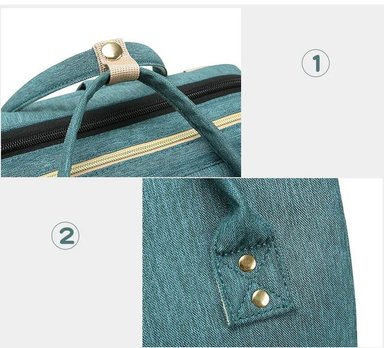 PAÑALERA BEBÉ TIPO CUNA PORTATIL FACIL LLEVAR MOCHILA RONDON - 6