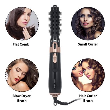 CEPILLO SECADOR PELO MULTIFUNCION 4 EN 1 AJUSTE BELLEZA JER - 8