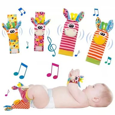 SONAJERO ZZKKO PULSERA MUÑECA PIE COLGANTE SUAVE DIVERTIDO LAU MULTICOLOR - 5