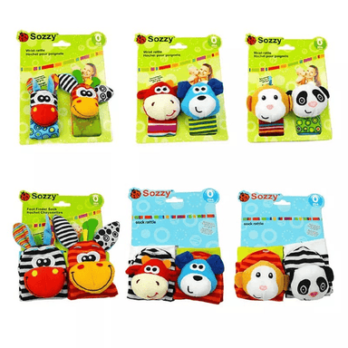 SONAJERO ZZKKO PULSERA MUÑECA PIE COLGANTE SUAVE DIVERTIDO LAU MULTICOLOR - 6