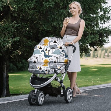 FUNDA MULTIFUNCIONAL AJUSTABLE CARRITO LACTANCIA BEBE LAU - 3