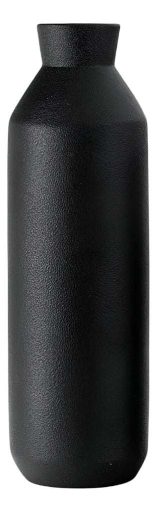 FLORERO DECORATIVO JARRÓN CERÁMICA ALTO MESA NEGRO JHN - 1