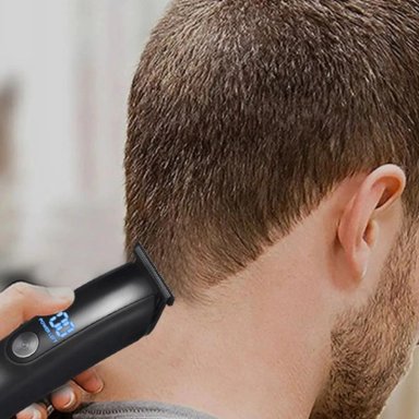 MAQUINA AFEITADORA CORTAR PANTALLA LED BARBA PIERNA LAU - 2
