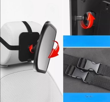ESPEJO RETROVISOR 360° VISION TRASERA AJUSTABLE NIÑOS LAU - 5