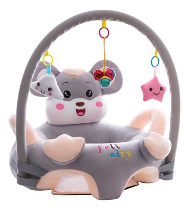 SILLA DE APOYO APRENDIZAJE FELPA SUAVE ERGONOMICO BEBES LAU - 1