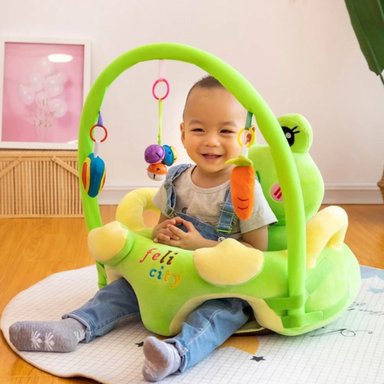 SILLA DE APOYO APRENDIZAJE FELPA SUAVE ERGONOMICO BEBES LAU - 2