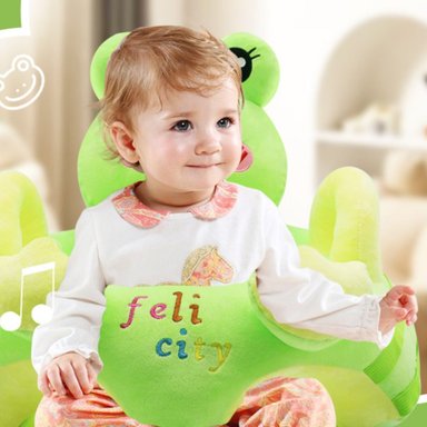 SILLA DE APOYO APRENDIZAJE FELPA SUAVE ERGONOMICO BEBES LAU - 5