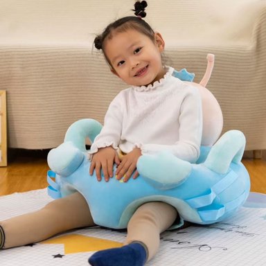 SILLA DE APOYO APRENDIZAJE FELPA SUAVE ERGONOMICO BEBES LAU - 7