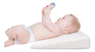 ALMOHADA ANTIREFLUJO RECIEN NACIDO SUAVE BEBE LAU - 4