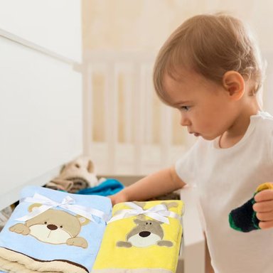 MANTA DE APEGO SUAVE CALIDA PARA BEBES COMODA LAU - 3