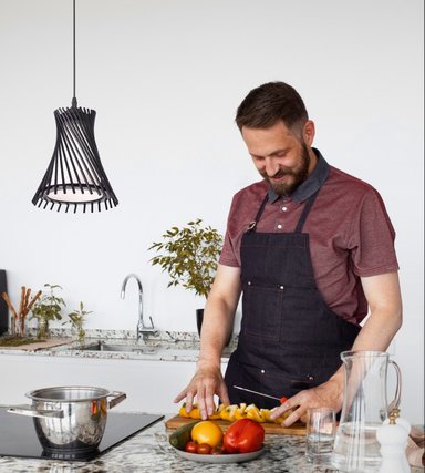 LÁMPARA COLGANTE TECHO ARAÑA CREATIVA CONO NORDICO JHN - 4
