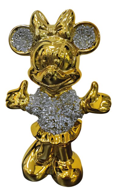 FIGURA DECORATIVA MINNIE MOUSE ESTATUA ADORNO HOGAR MESA JHN - 1