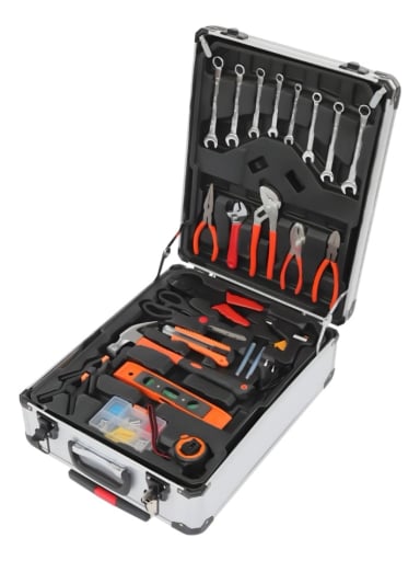 KIT HERRAMIENTA PROFESIONAL COMBINADA MALETA TRANSPORTE JHN - 1