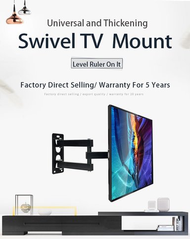 SOPORTE BRAZO TV LCD LED PANTALLA PLANA TELEVISOR RONDON - 4
