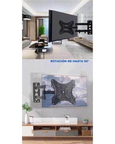 SOPORTE BRAZO TV LCD LED PANTALLA PLANA TELEVISOR RONDON - 6