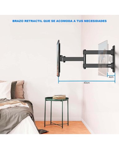 SOPORTE BRAZO TV LCD LED PANTALLA PLANA TELEVISOR RONDON - 7