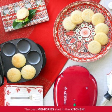 MÁQUINA MULTI ALIMENTOS AREPAS CUP CAKE ANTIADHERENTE RONDON CAPACIDAD 6 - 3