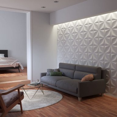 PANEL DE PARED 13PM NUEVO PLACAS DIAMANTE EUROPEO 3D PAPEL IMPERMEABLE RONDON - 6