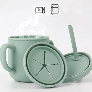 VASO ENTRENAMIENTO BEBE ANTI DERRAME POPOTE RONDON - 9