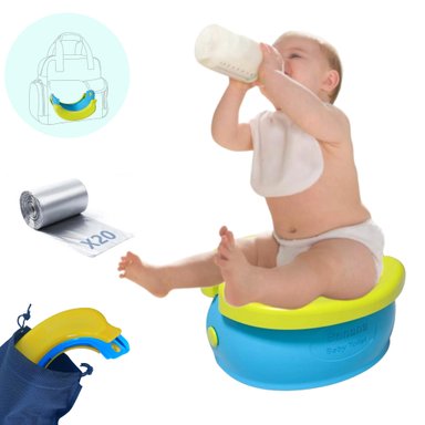 PELELA MODERN BABY ORINAL VIAJE PORTÁTIL BEBÉ ASIENTO ENTRENADOR RONDON - 5