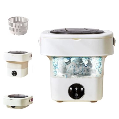 LAVADORA PORTÁTIL MINI PLEGABLE 3 MODOS LIMPIEZA RONDON - 7