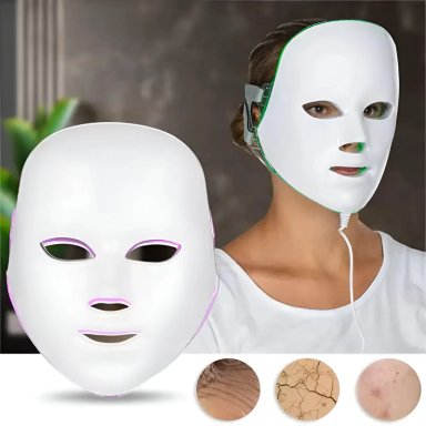 MASCARA FACIAL LED CUIDADO PIEL ANTI ENVEJECIMIENTO RONDON - 4