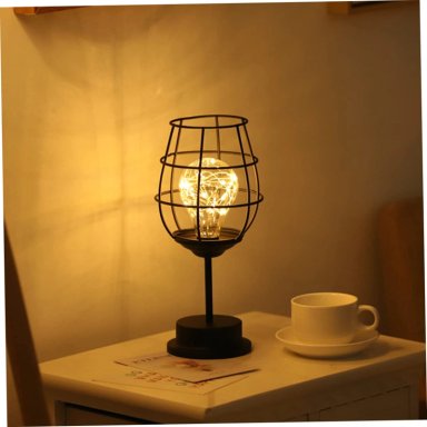 LAMPARA MESA ESCRITORIO LED DECORATIVA NORDICO RONDON - 2