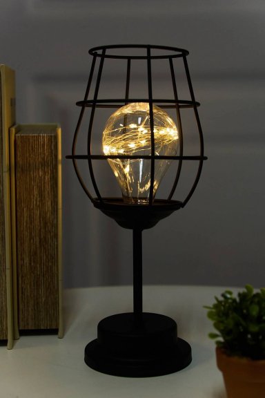LAMPARA MESA ESCRITORIO LED DECORATIVA NORDICO RONDON - 9