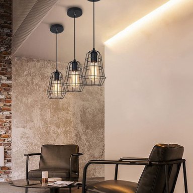 LÁMPARA COLGANTE NÓRDICA SIMPLE CANDELABROS CREATIVOS JER - 7