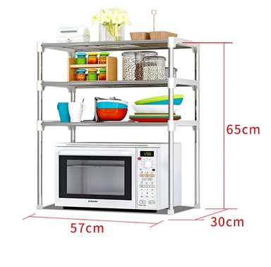 ESTANTE COCINA MICROONDAS ORGANIZADOR AJUSTABLE MULTIUSO JER - 5