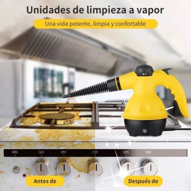 LIMPIADOR VAPOR ZZKKO MANUAL MOPAS PISOS ESTUFAS ENCIMERAS LAU - 5