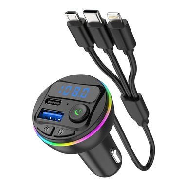 TRANSMISOR MANOS LIBRE CUTX G46 CARRO USB AUDIO MICROFONO LAU - 1