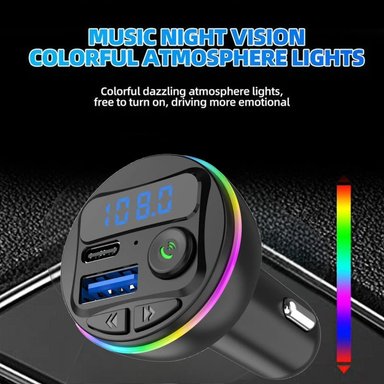 TRANSMISOR MANOS LIBRE CUTX G46 CARRO USB AUDIO MICROFONO LAU - 6