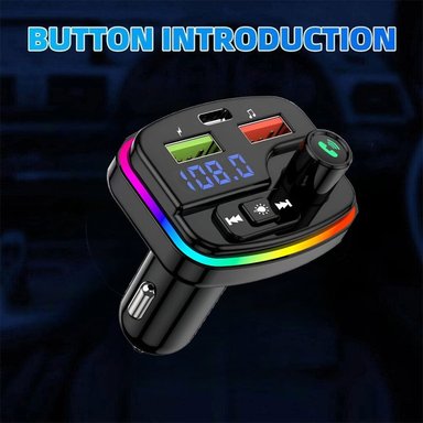 TRANSMISOR MANOS LIBRES CUTX BLUETOOTH CARRO M13 AUDIO USB LAU - 2