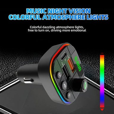 TRANSMISOR MANOS LIBRES CUTX CARRO L06 AUDIO MICROFONO LAU - 5